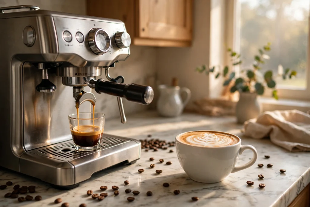 Best espresso machine picks for home baristas lined up on a kitchen counter